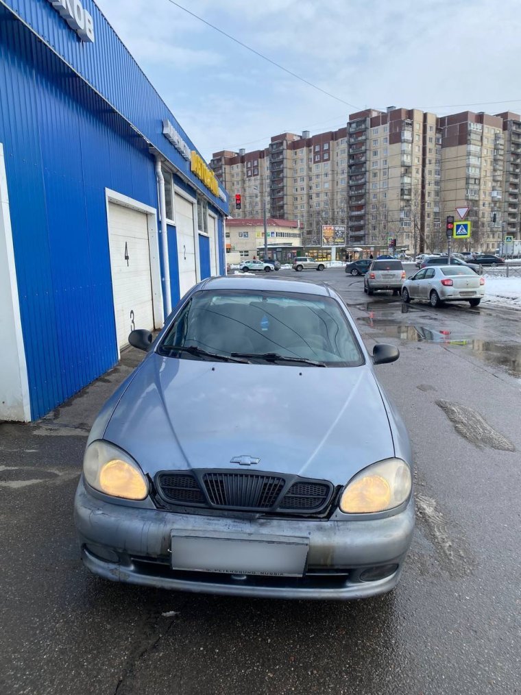 Шевроле Ланос темно синий