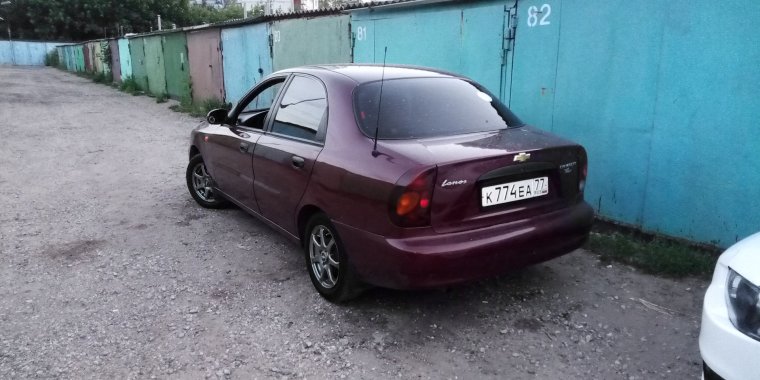 Шевроле Ланос серый металлик
