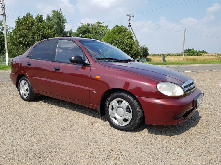 Шевроле Ланос 2008 зеленая