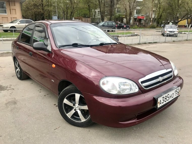 Chevrolet lanos серый 2008