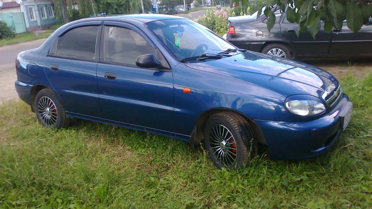 Шевроле Ланос 2008 синий