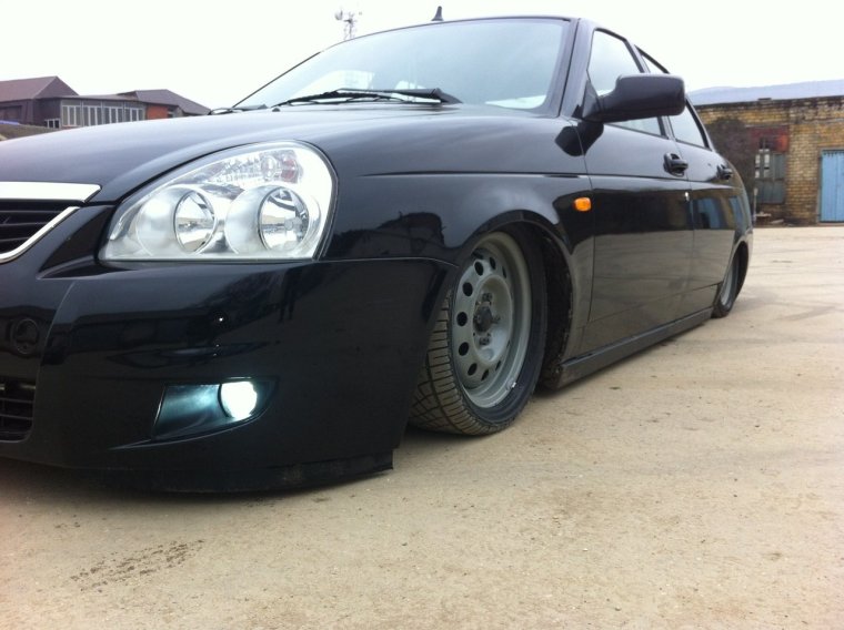 Приора на статике седан