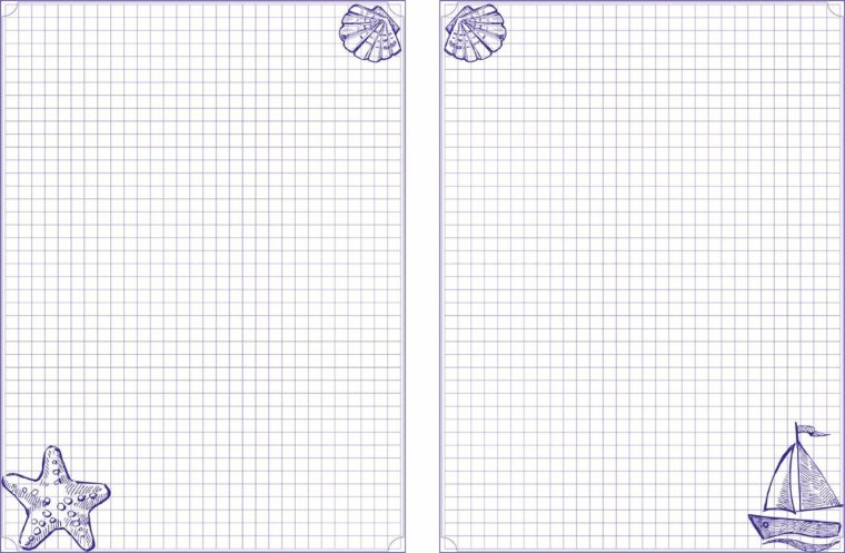 Лист в клеточку для печати