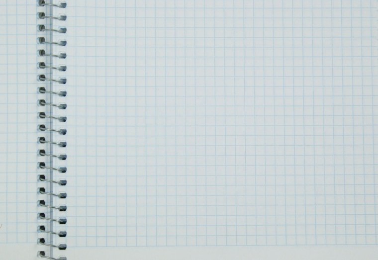 Тетрадь в клетку фон