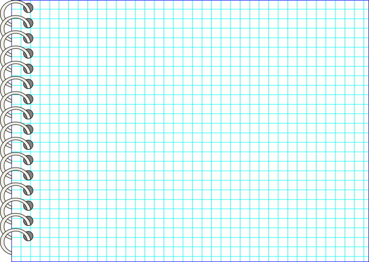 Лист в клеточку