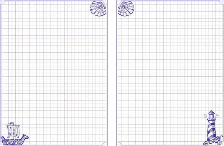 Лист в клетку