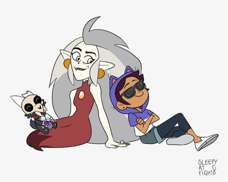 Ида и Луз Совиный дом арт