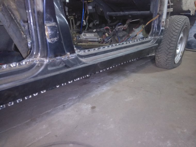 Сварка порогов ВАЗ 2114