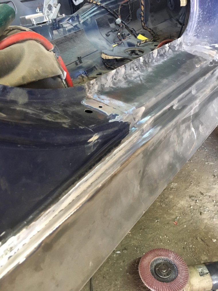 Volvo s80 II переварка порогов