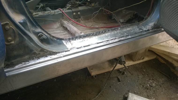 Переварка порогов Honda Orthia