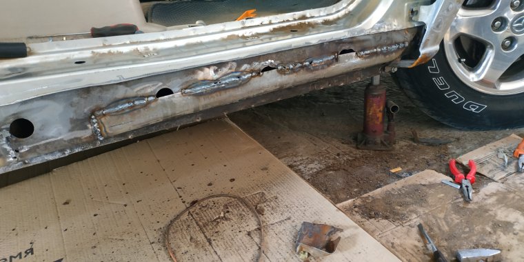 Переварка порогов sxa10