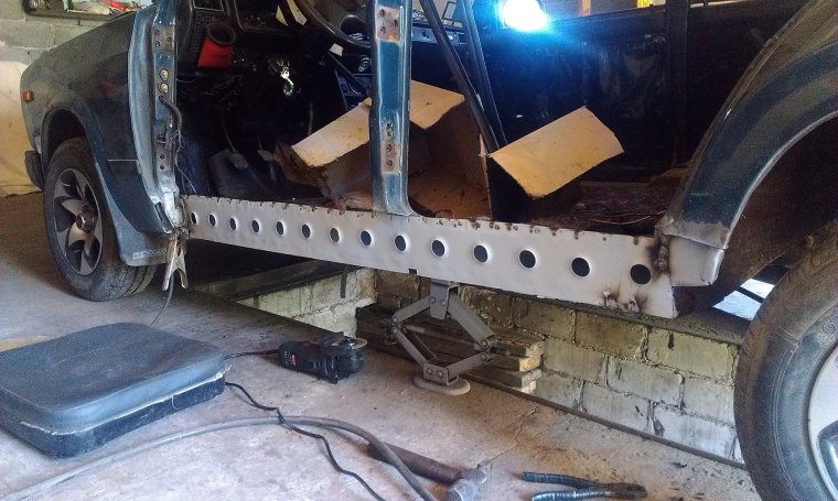 Переварить днище на rx300