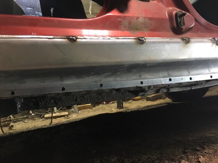 Переварка порогов Мазда фамилия