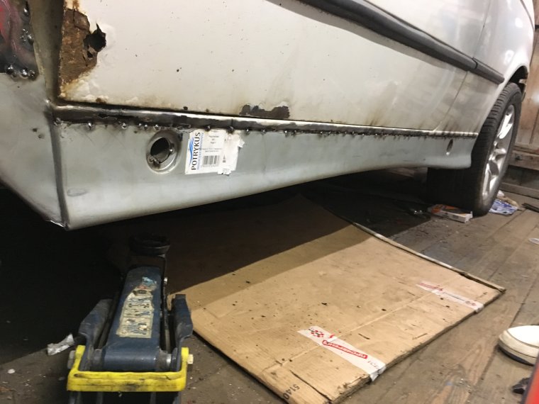 Переварка порогов BMW Compact e36