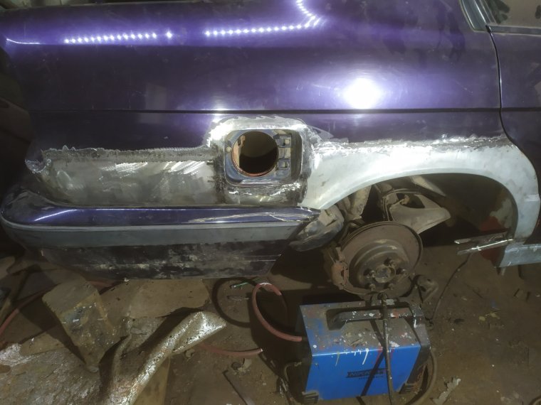 Сварка днища ВАЗ 2115