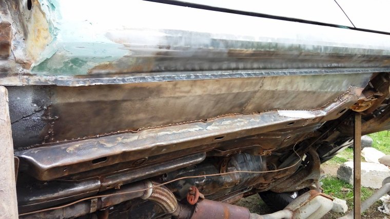 Переварка днища из металла 2110