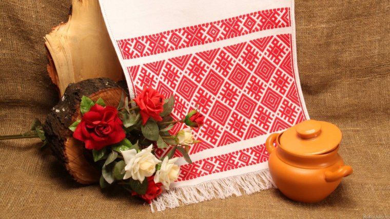 Фон рушник белорусский