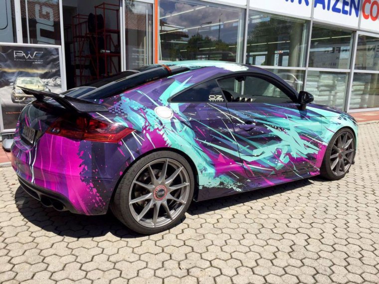 Необычная покраска автомобиля