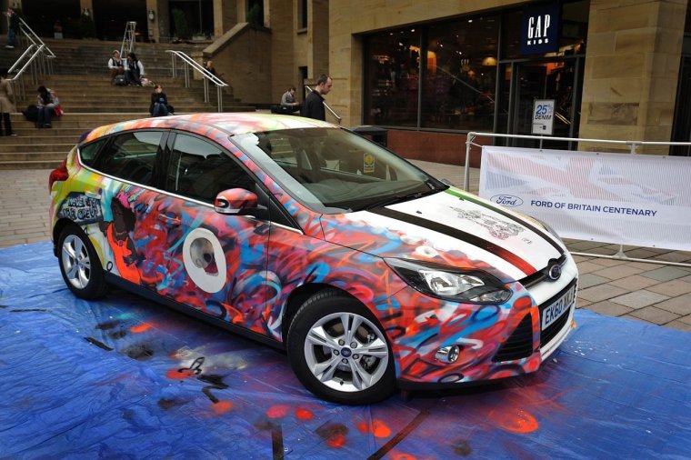 Форд фокус 1 разрисованный