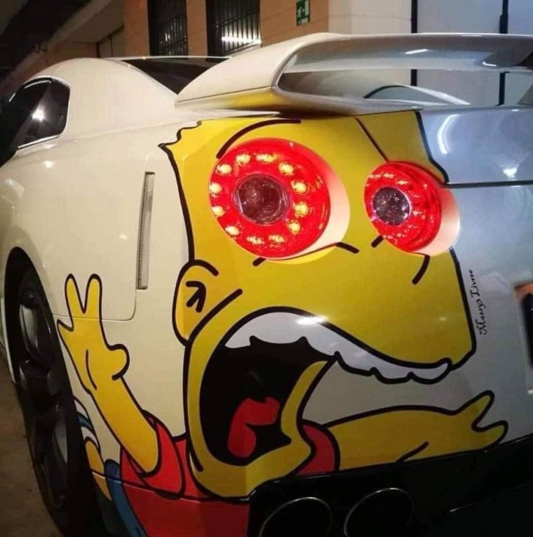 Винил на Ниссан ГТР