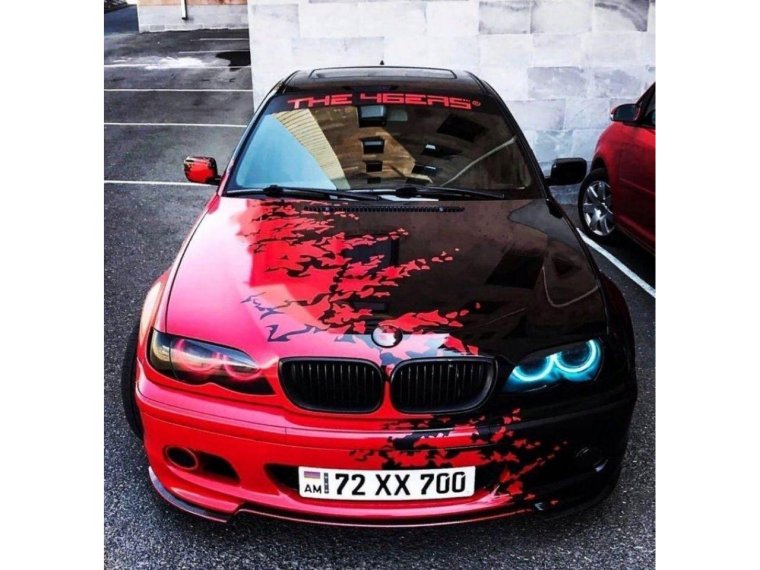 Винил на БМВ м5