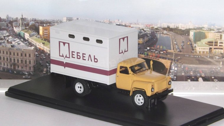 КАМАЗ 5320 оранжево серый 1/43 от наши Грузовики