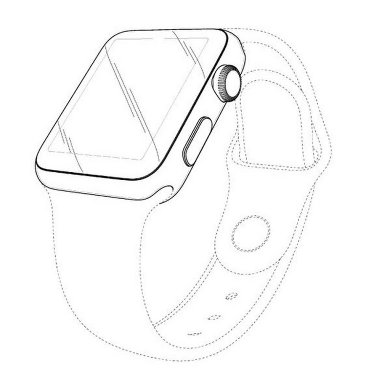 Раскраска часы эпл вотч