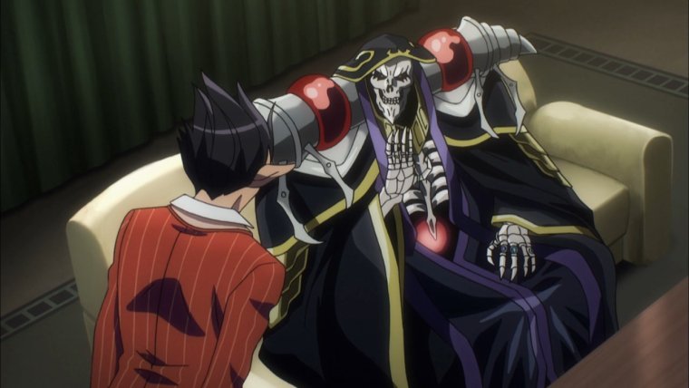 Повелитель арт Аинз и альбедо