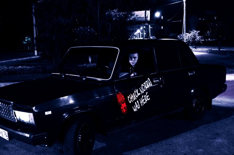 Ночная ВАЗ 2107