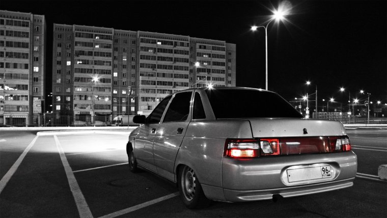 ВАЗ 2110 Bunker серебристая