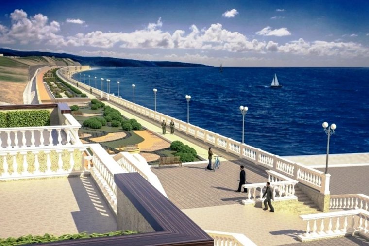 Ночной Дербент набережная