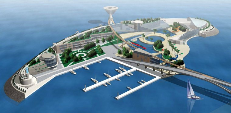 Парк в Дербенте набережная