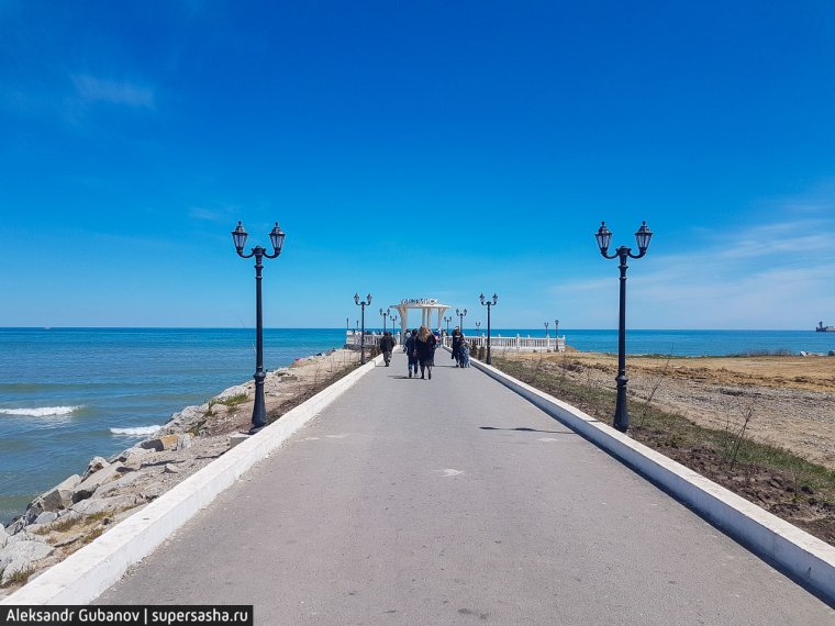 Каспийское море пляж