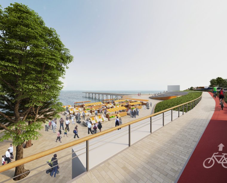 Набережная Родопский бульвар Махачкала