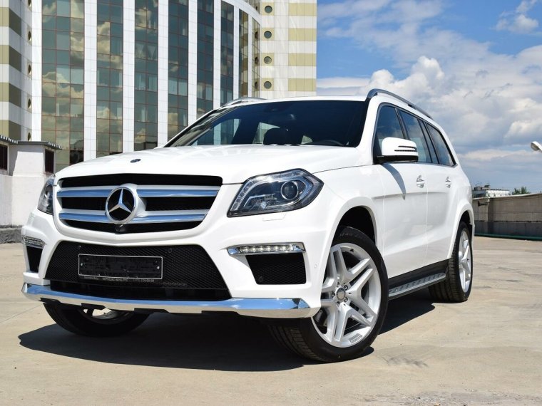 Mercedes gl x166 белый