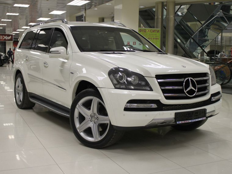 Mercedes Benz gl x164 белый