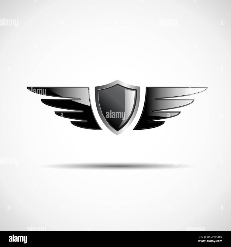 Марка машины щит с крыльями