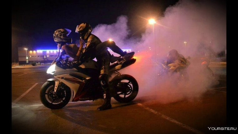 Honda cbr1000rr покатушки ночь