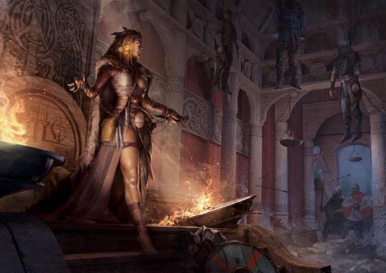 Игра где есть египетские и скандинавские боги