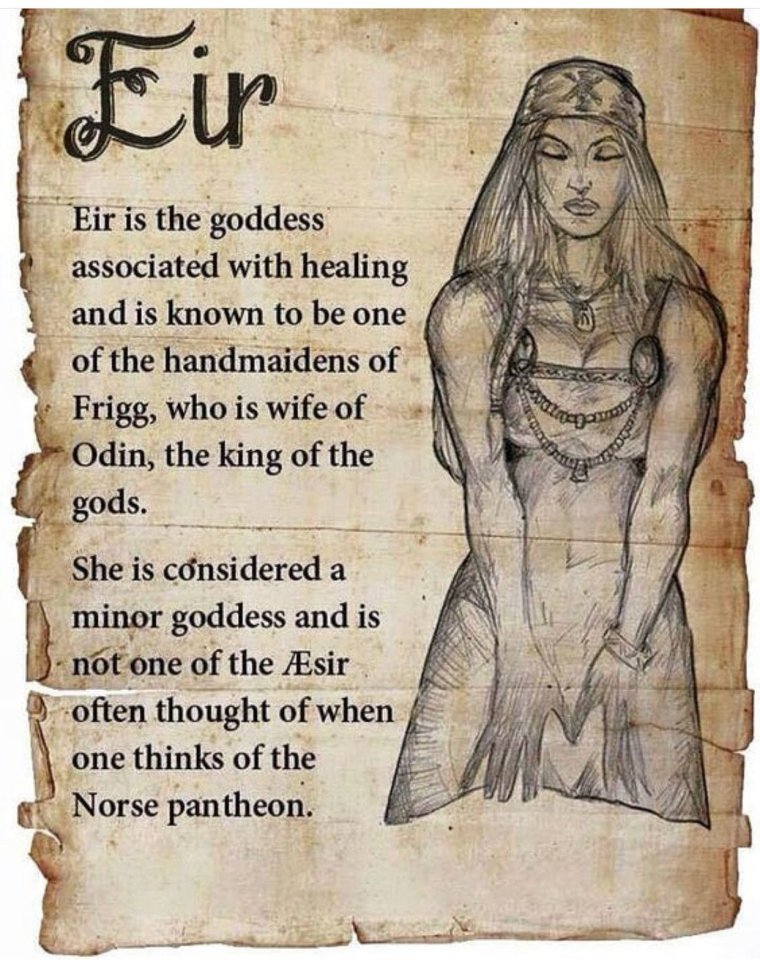 Скандинавская богиня Эйр