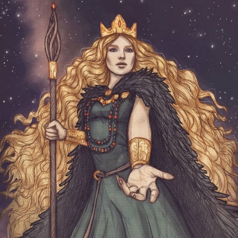 Богиня Фрейя Скандинавия