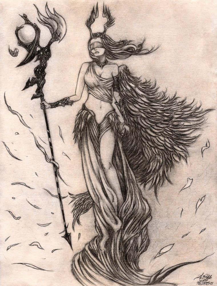 Фрейя богиня Скандинавская тату