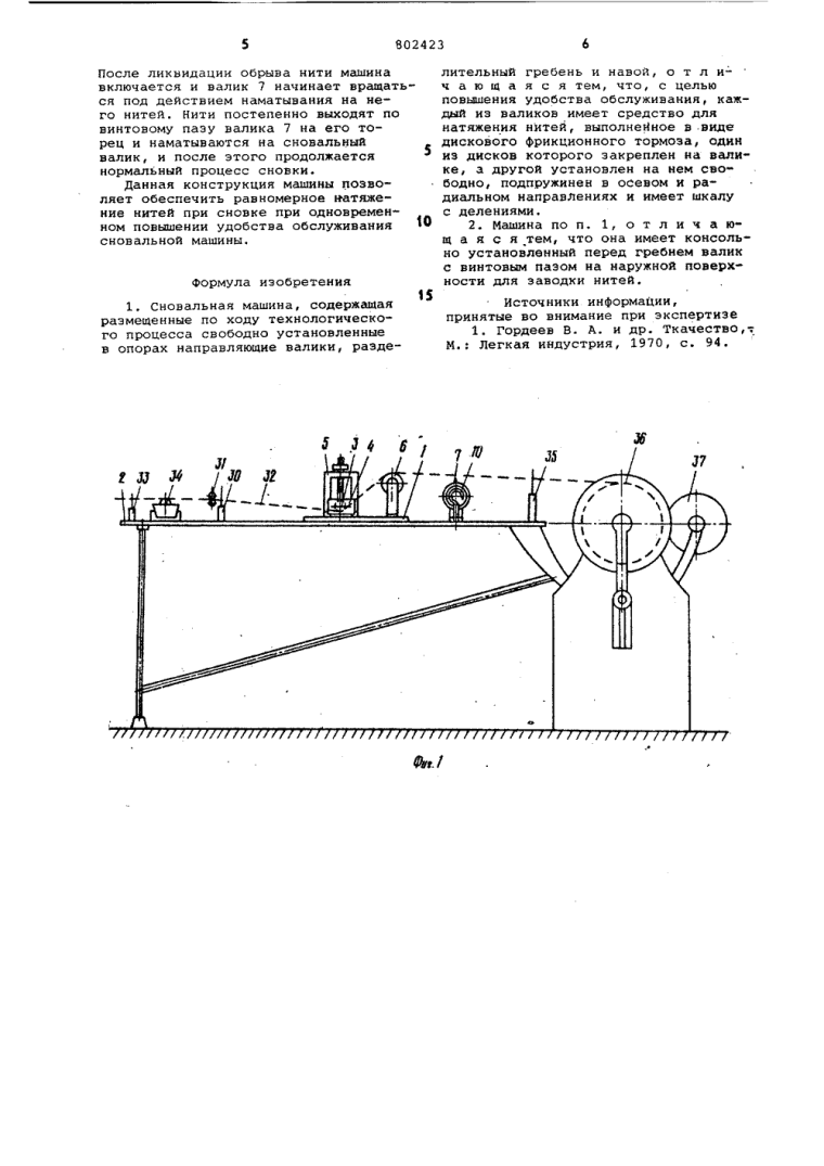 Karl Mayer ленточная Сновальная машина