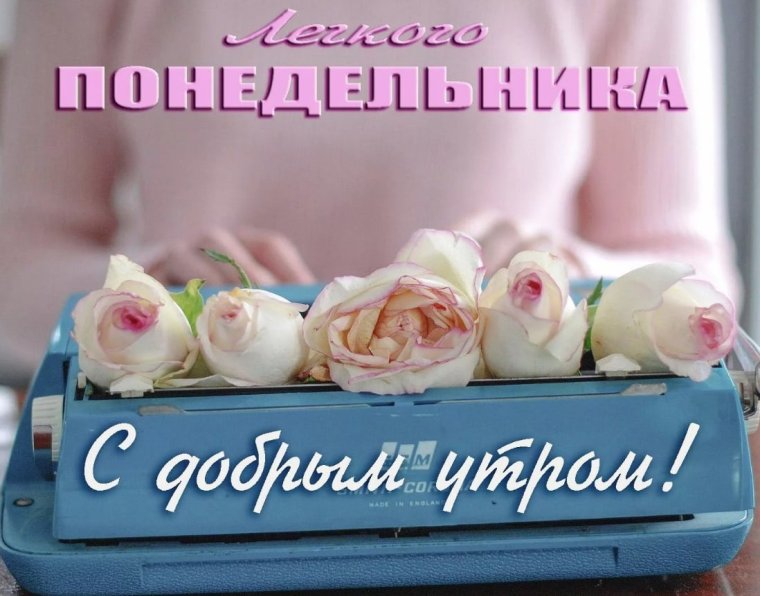 Доброе утро понедельника стильные