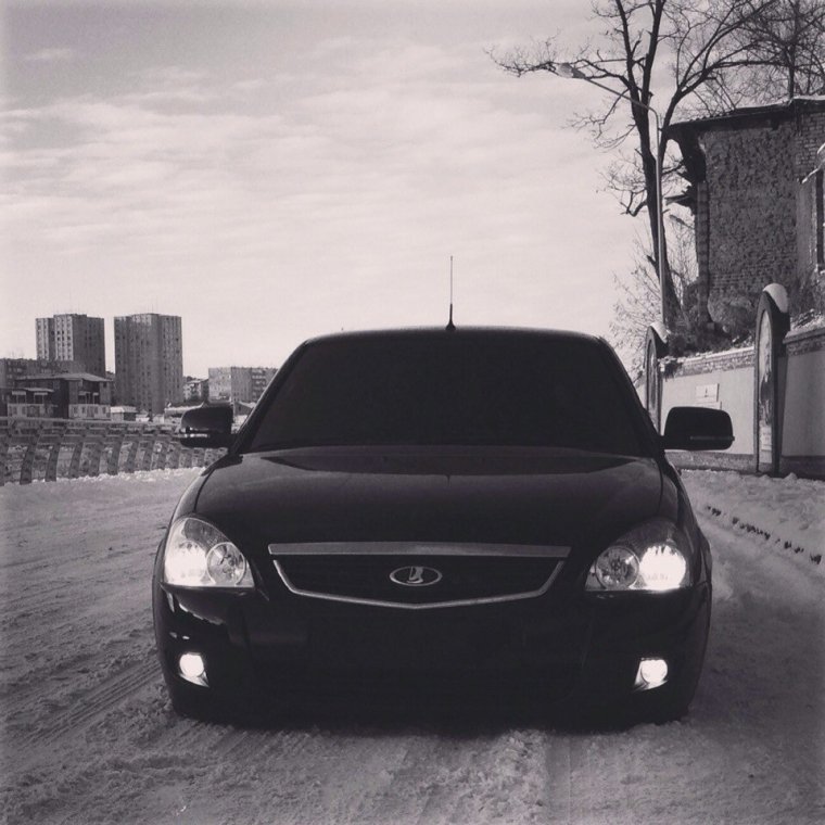 Бандитская Лада Приора седан