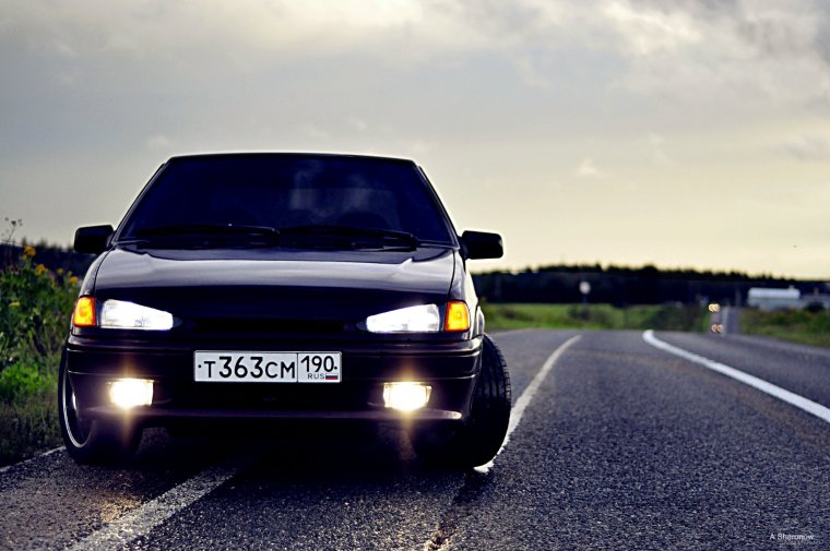 Лада 2114 черная пацанская