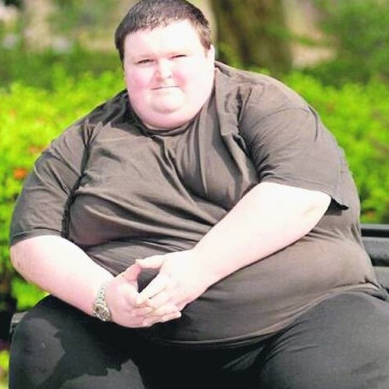 Жирная женщина за компьютером