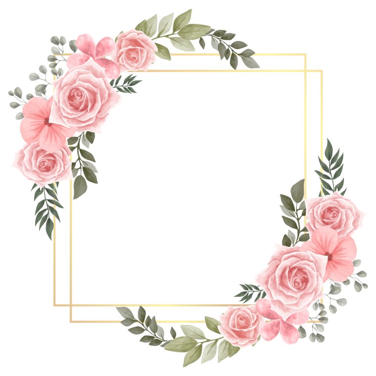 Рамка с цветами