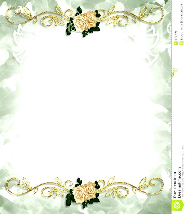Рамки для свадебных приглашений