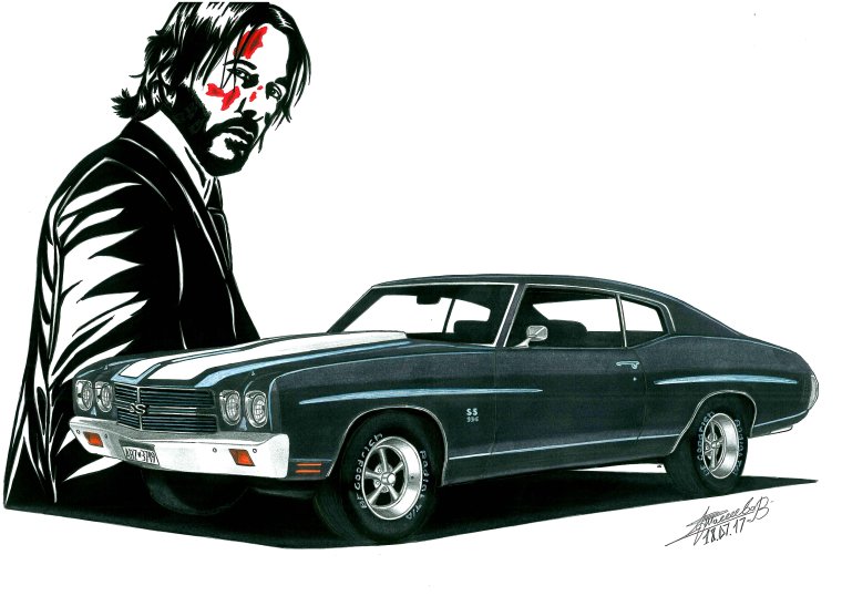 Chevrolet Chevelle Джон уик